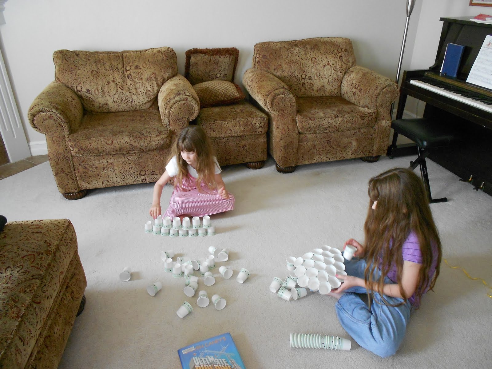 Almost Unschoolers: Building With Paper Cups