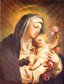 Santa Rosa de Lima y el Niño Jesús