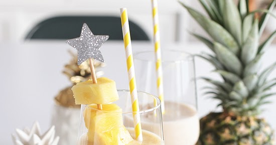 ( Puppenzimmer ): Yes, I like Piña Coladas! Mit Ananas und Banane!