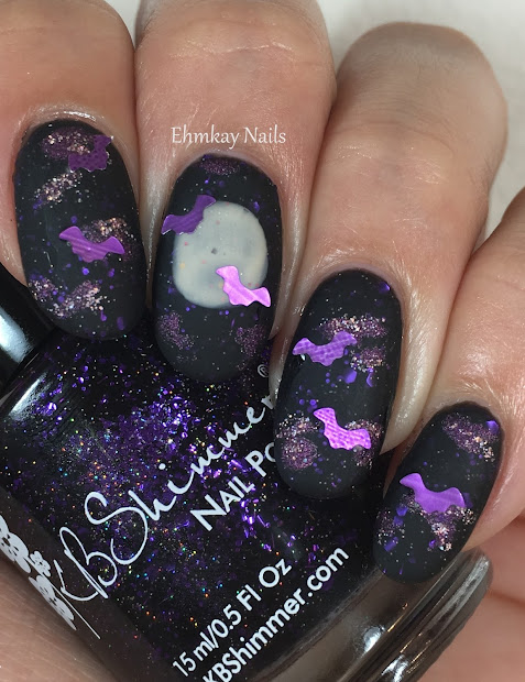 ehmkay nails halloween nail art