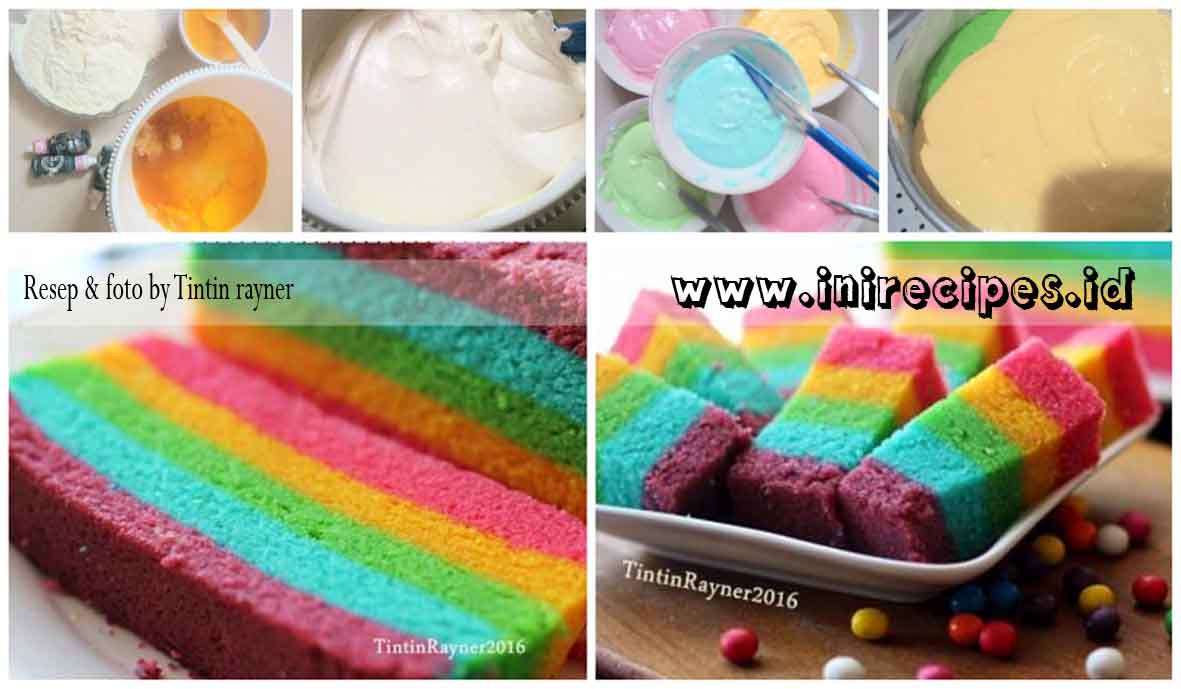 Rainbow Cake Kukus ala Ny. Liem Rainbow Cake Kukus ala Ny. Liem