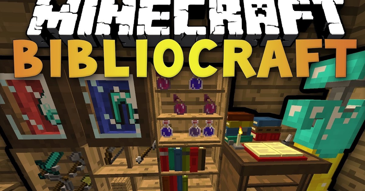 Simples Minecraft Minecraft Mod BiblioCraft 1.12/1.11 (Móveis para