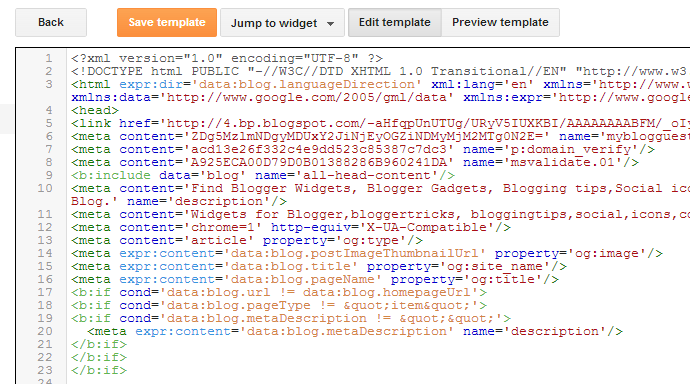 4 Amazing New features in blogger Template HTML Editor | My Blogger Tricks