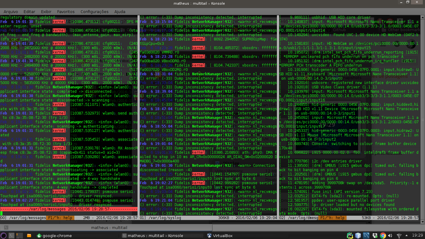 Multitail - Monitoramento Simultâneo de Vários Arquivos de Log no Linux ...