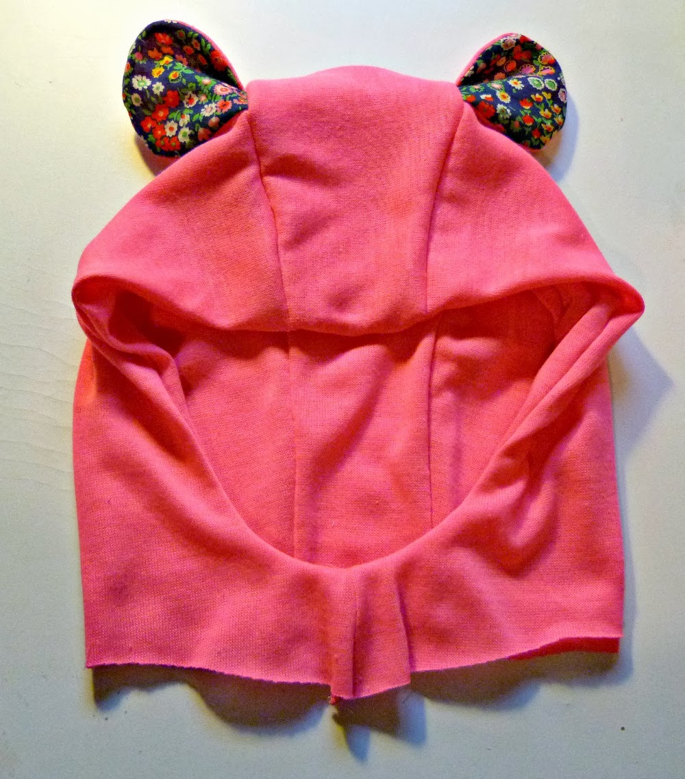 EmmylouBeeDoo! Adding Ears to your Bimaa Hoodie Template and Tutorial