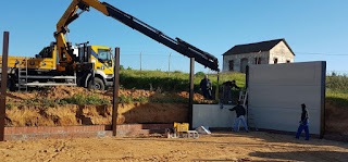 muro de contencion de tierras con placa alveolar