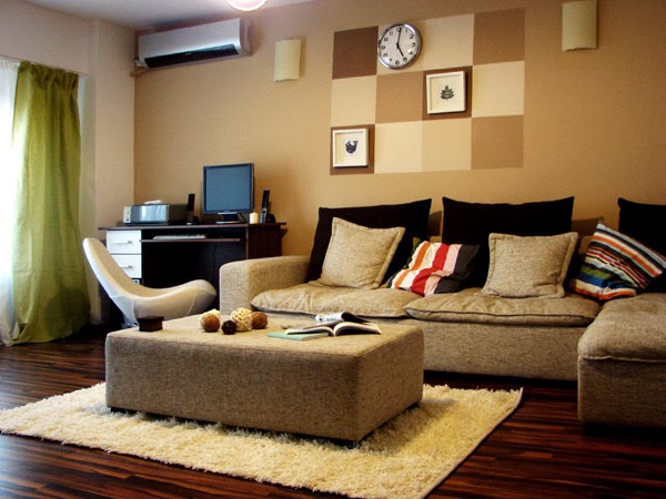 Pequeno apartamento decorado em verde e branco pequeno-apartamento-decorado-verde