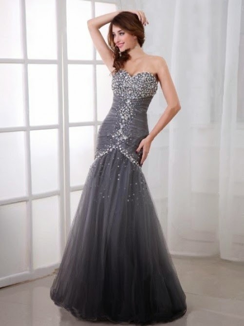 mermaid prom dress
