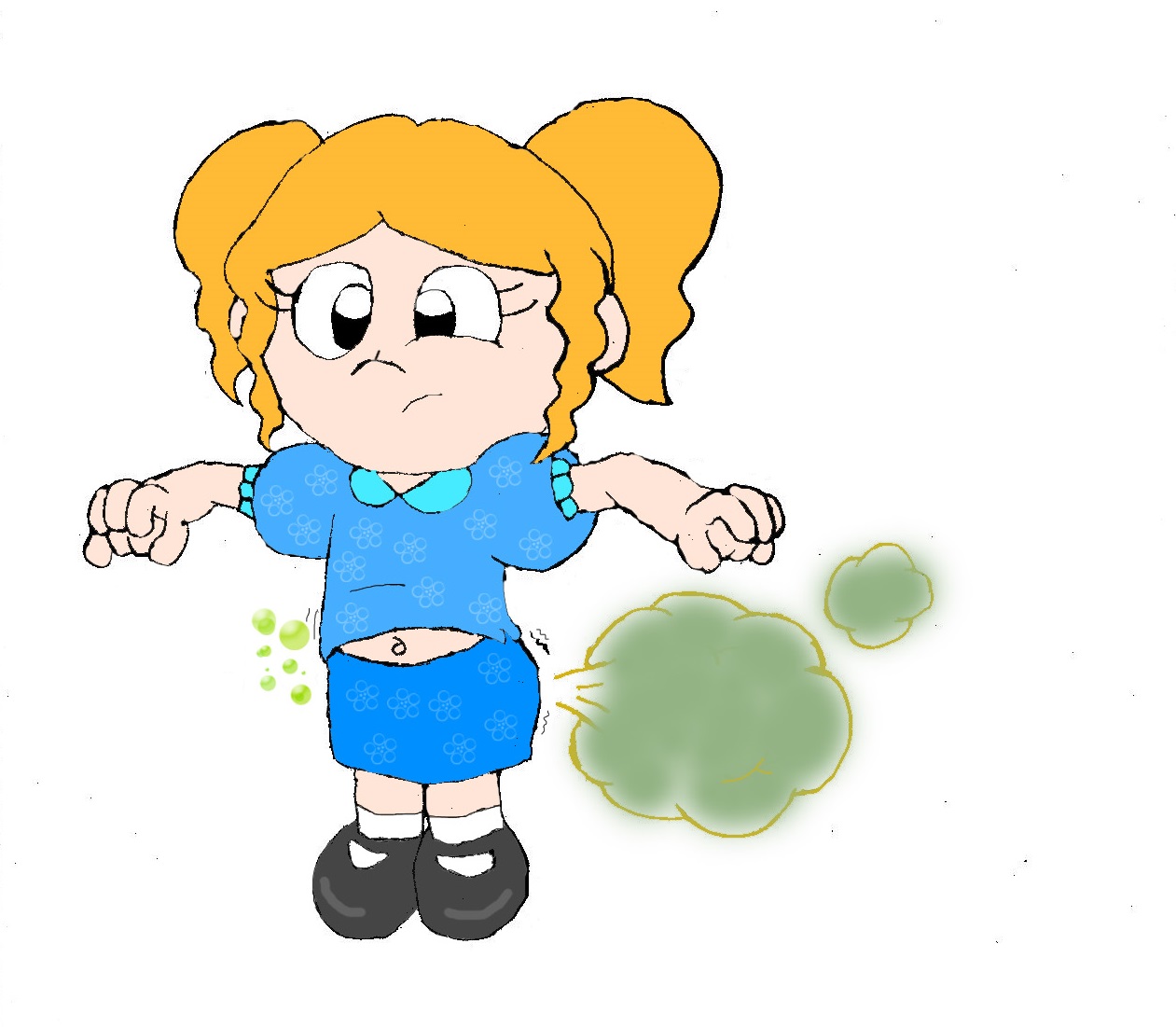 ребенок пукает и просыпается