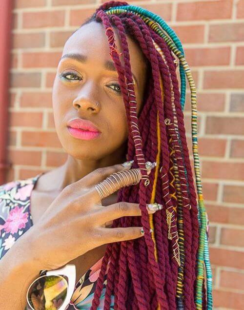 21 Latest Cosy With Yarn Braids Hairstyle For African American