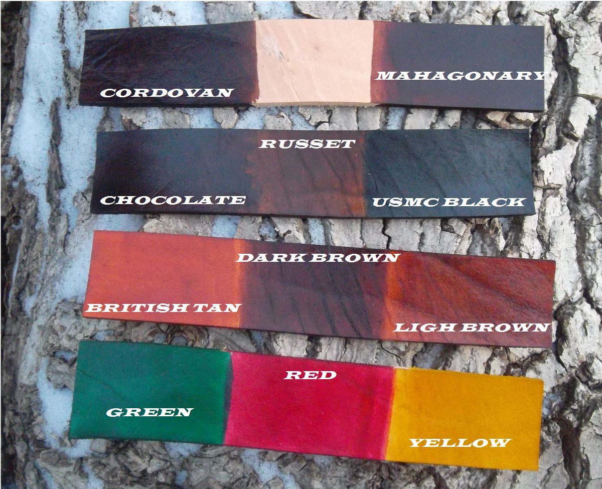 Dudu hobby making / Hoopoeleather / zkuze.cz Barvy na kůži Fiebing's