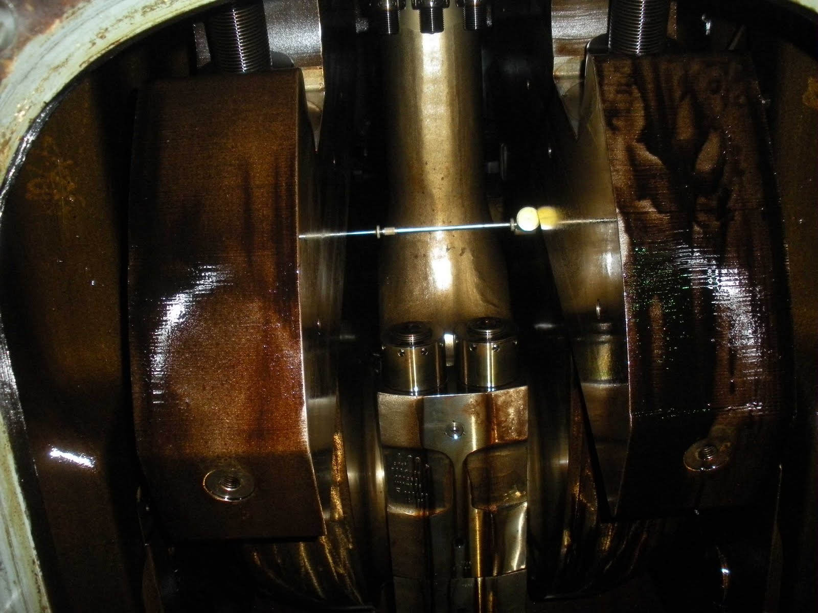 Crank Shaft Deflection Measurement HFO POWER PLANT IN PHOTOS