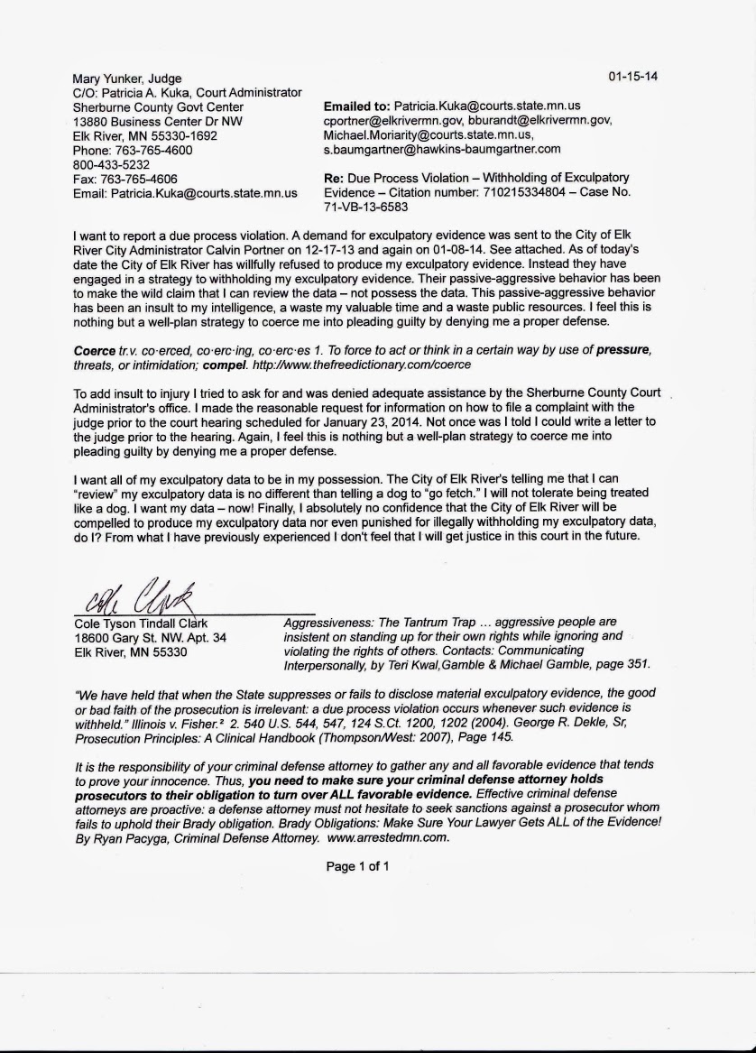 Lion News City Of Elk River Wins Court Cases By Illegally Withholding