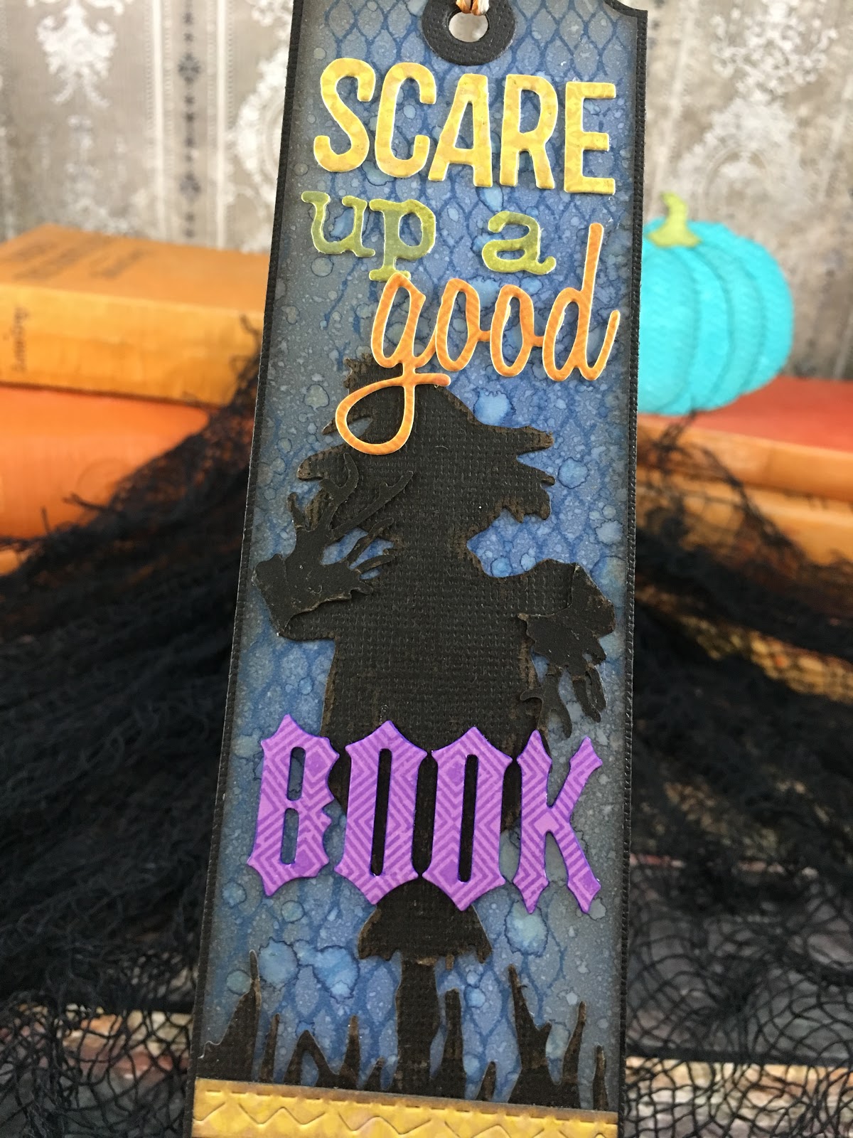 Plays Well With Paper Halloween Bookmarks