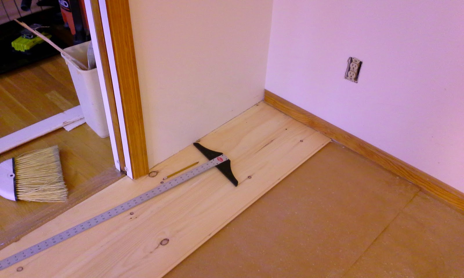Adventures in Nesting: DIY Flooring Project: Wide Plank Pine Hardwood