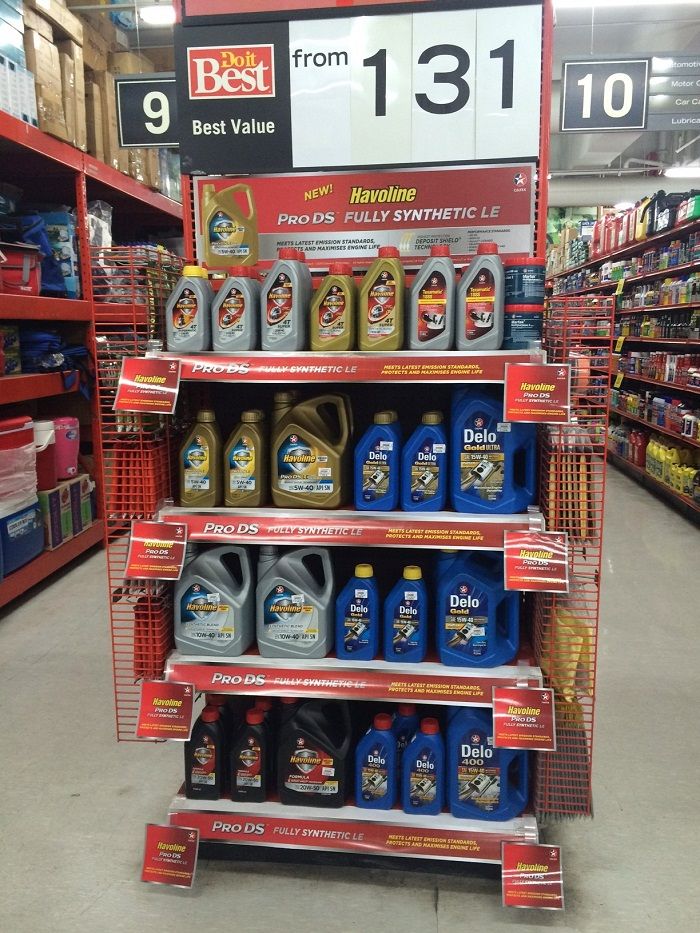 Delo, Havoline and other Caltex lubricants now available in select Handyman stores nationwide