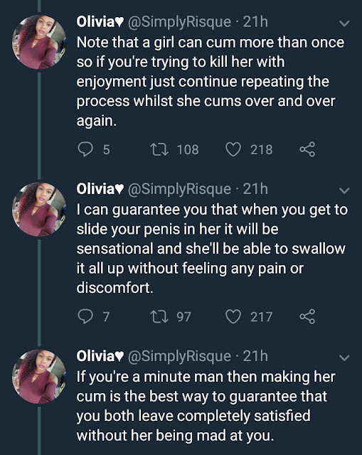 How to make a woman orgasm according to a female Twitter user