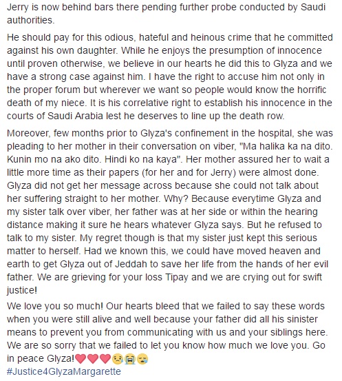 Daughter Allegedly R@ped and Murdered By Her Own OFW Father! Daughter Allegedly R@ped and Murdered By Her Own OFW Father!
