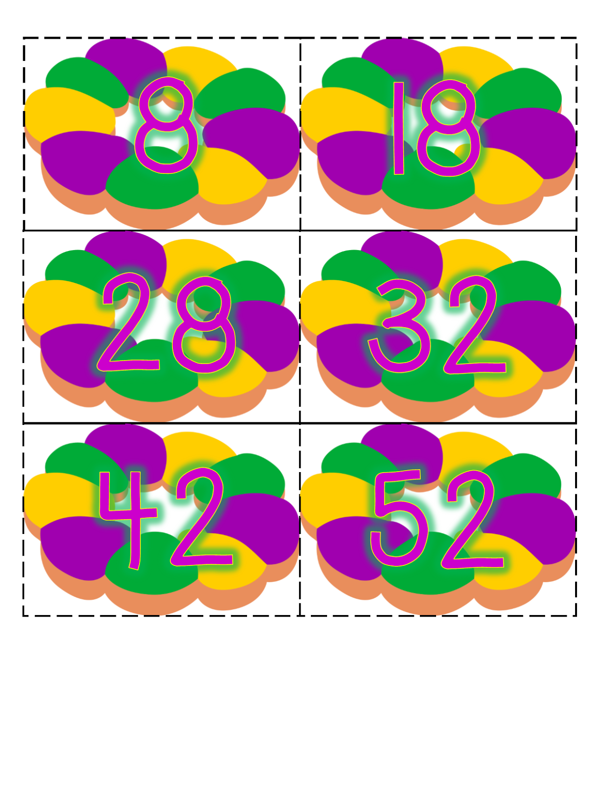 Happy Valentine's Day! And Mardi Gras!! Cookies and Math | Pride and ...