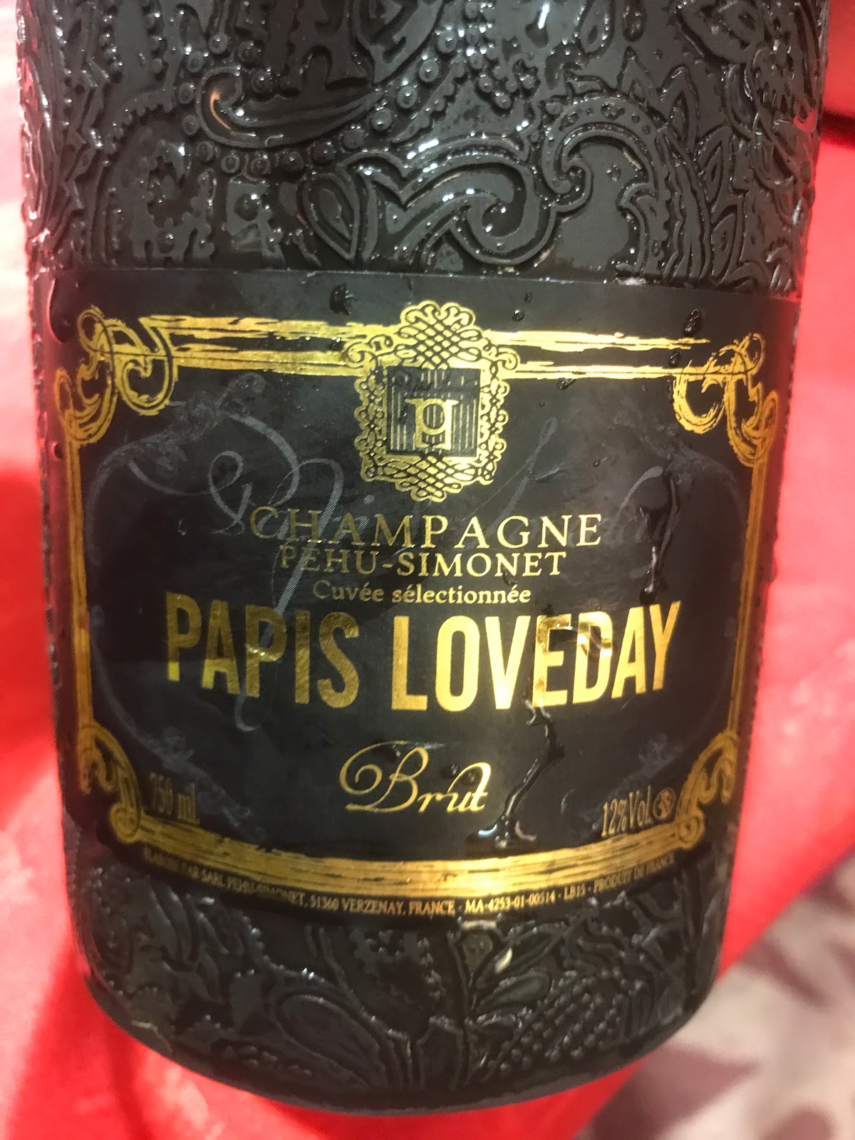 Pete's Wine Tidbits Champagne Papis Loveday Brut