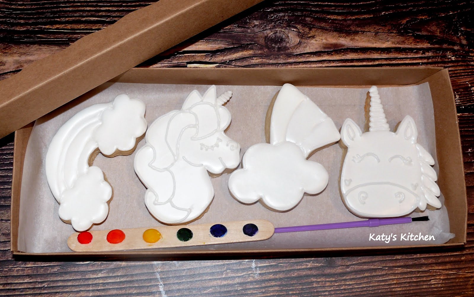 Katy's Kitchen PaintYourOwn Unicorn Cookies Kit