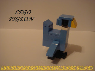 You Can Build It!  Instructional LEGO Pigeon, Inspired by Mo Willems Books