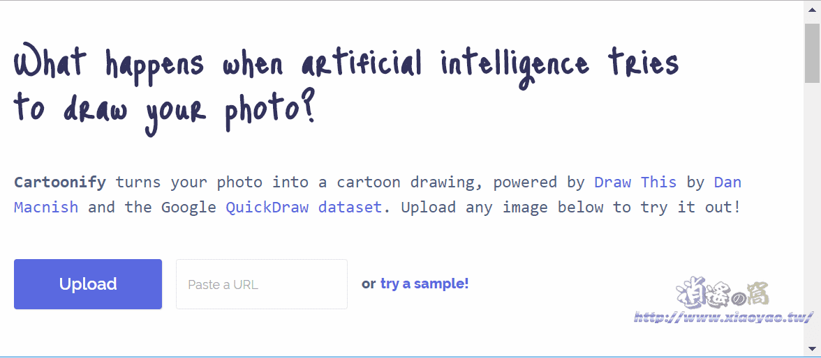 Cartoonify 將照片變成手繪塗鴉畫