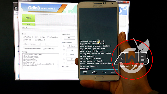 Cara Mudah! Pasang CMW Samsung Note 3 SM-N900 Menggunakan Odin