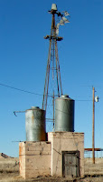 tankhouses, typical design on eastern plains of New Mexico and west texas