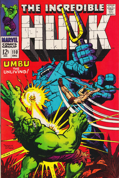 Incredible Hulk #110, Umbu, Ka-Zar and Zabu