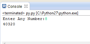 Factorial of a Number Python - PROGRAMMING