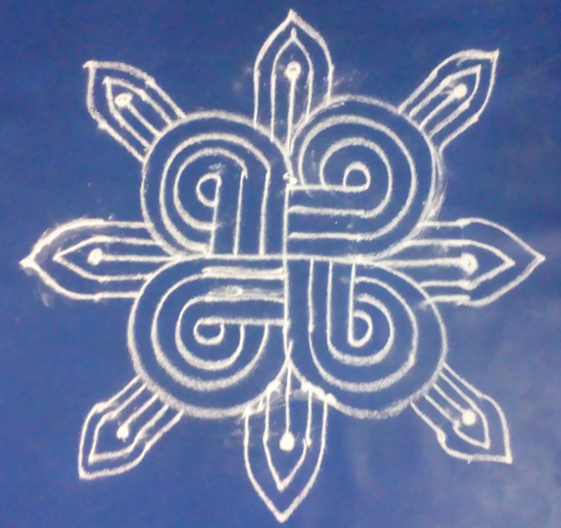 Friday kolam 21 by learn kolam