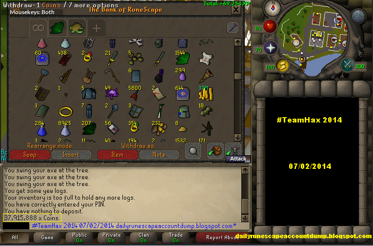 OSRS/RS3 Accounts archive