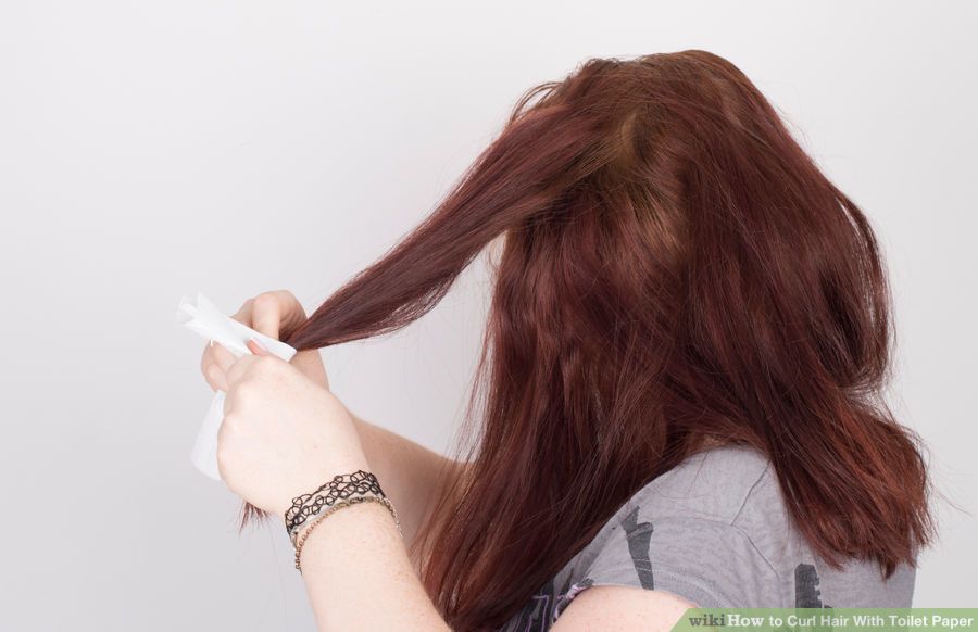 Curl Hair With Toilet Paper