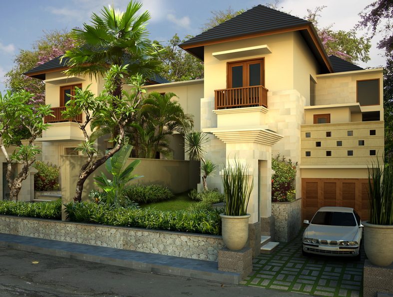 gambar modis update Contoh Desain Rumah Bali Modern Minimalis