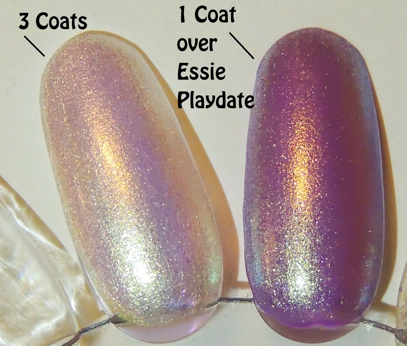 Glitter Lambs I Found An Oyster Pearl Nail Polish