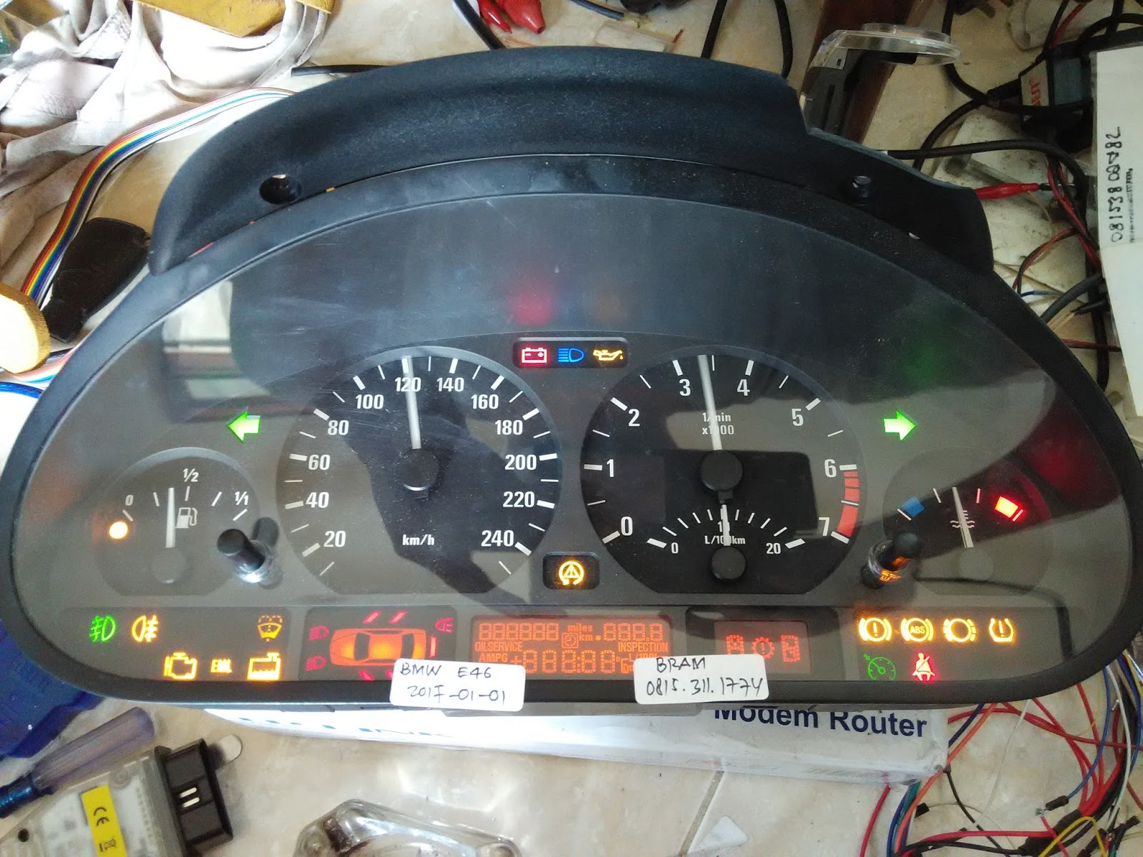 BRAM ELECTRONIC Speedometer BMW E46 318i N42 2002