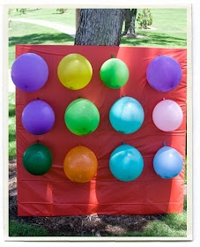 Balloon theme party games for a child's birthday.