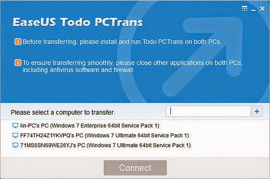 easeus connecting with IP address