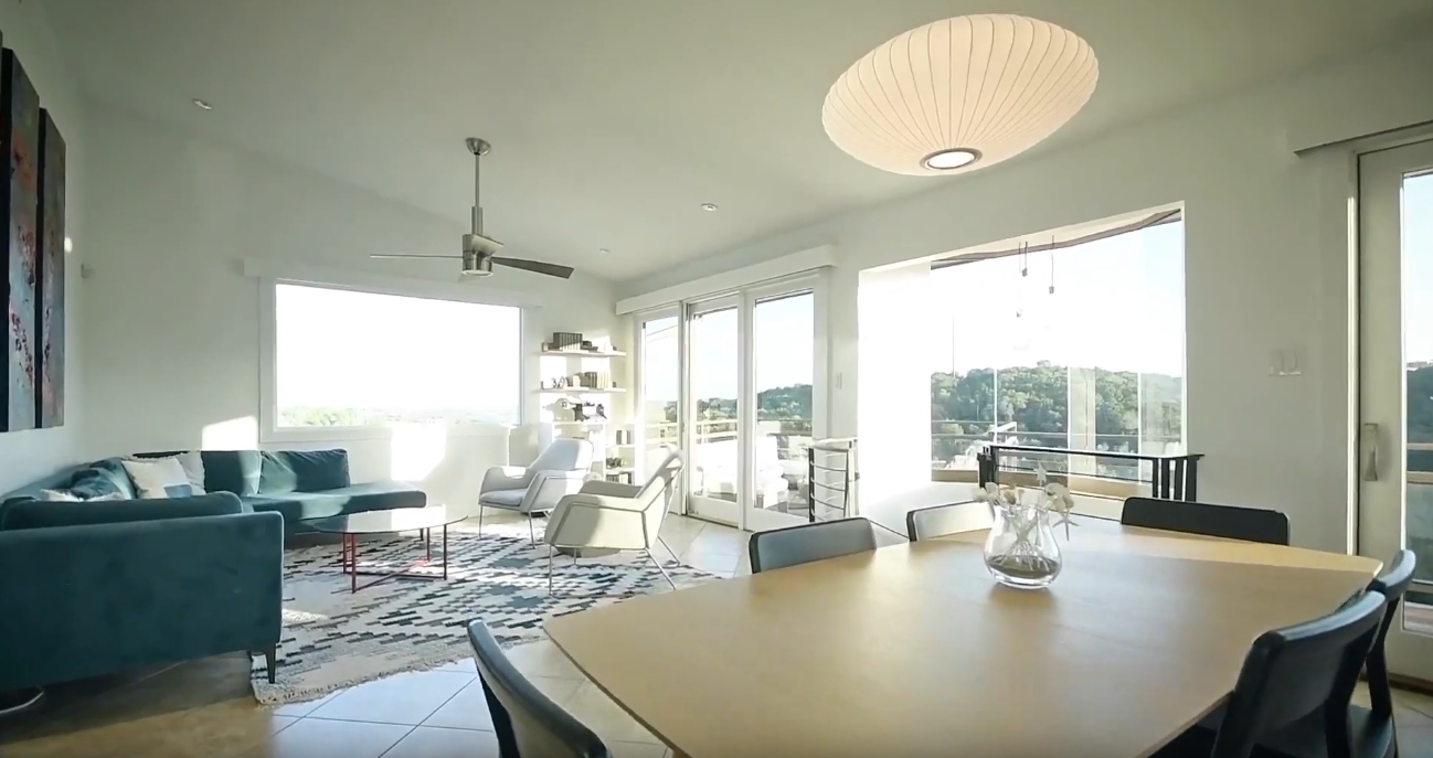 Tour Lake Austin Waterfront modern home vs. 13 Interior Design Photos