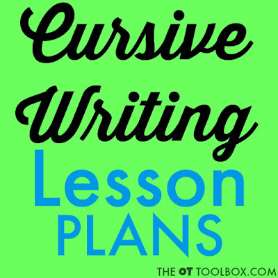 Cursive writing lesson plan for how to teach cursive writing to kids including movement, activities, letter instruction tips, and handwriting ideas. Cursive writing lesson plan for how to teach cursive writing to kids including movement, activities, letter instruction tips, and handwriting ideas.