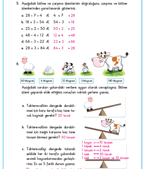 3. Sınıf Berkay Yayınları Matematik Çalışma Kitabı 101. Sayfa Cevapları 1.1 Çalışma Bölme İşlemi Yapalım 3. Sınıf Berkay Yayınları Matematik Çalışma Kitabı 101. Sayfa Cevapları 1.1 Çalışma Bölme İşlemi Yapalım