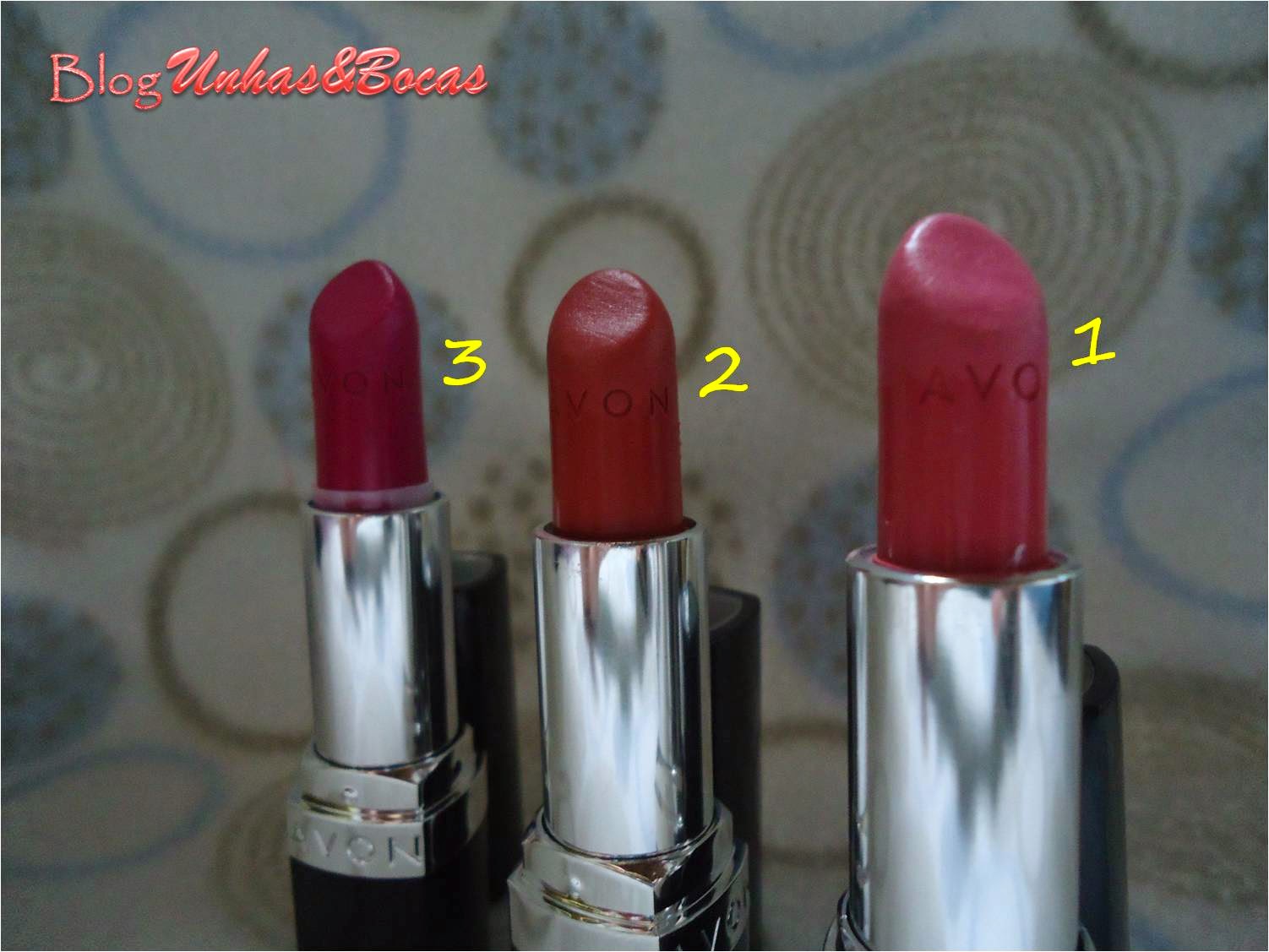 Unhas&Bocas Trilogia Batom Rosa Ultracolor Avon Rose Radiante