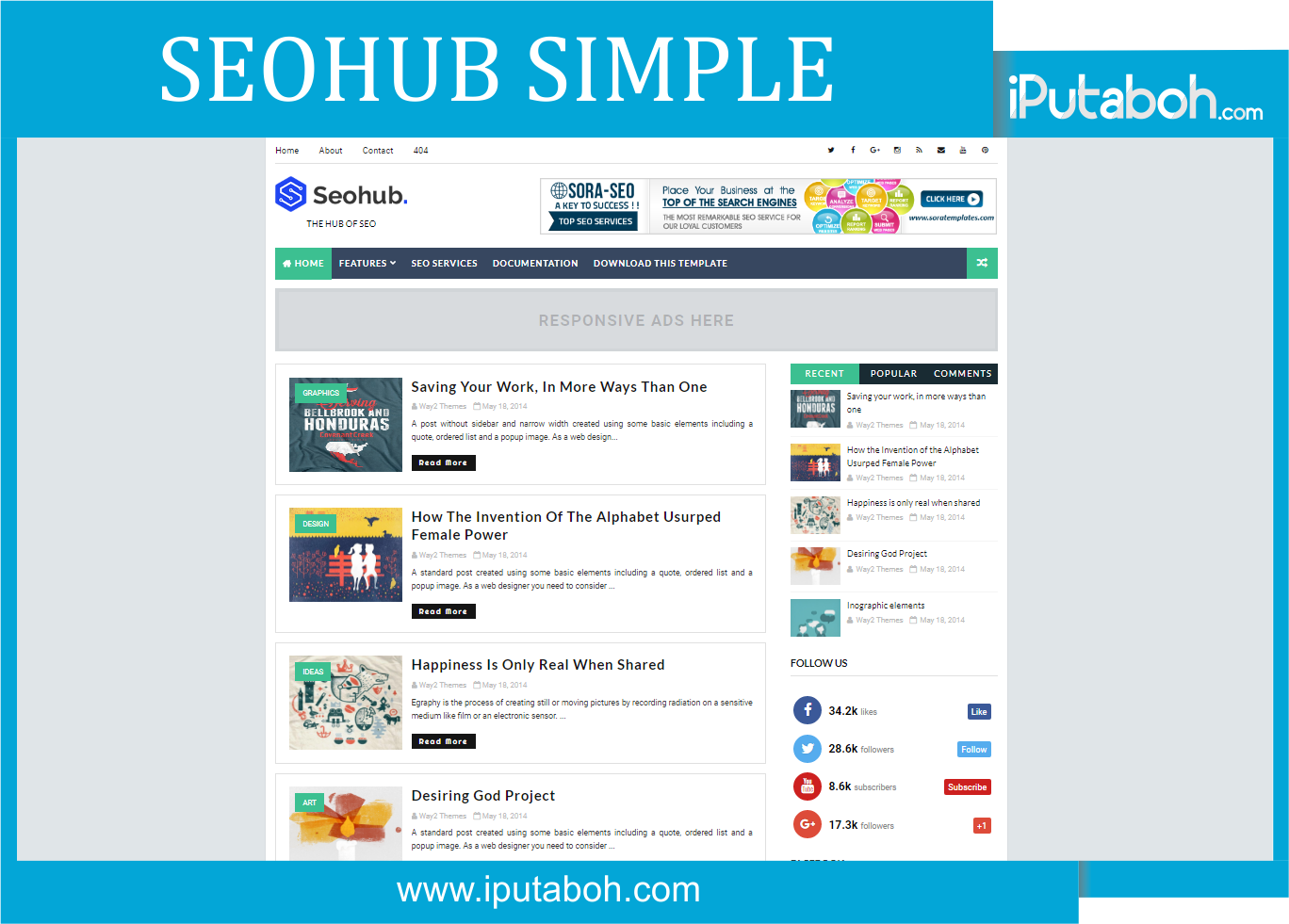 seohub simple blogger templates iputaboh blogger templates simple blogger templates