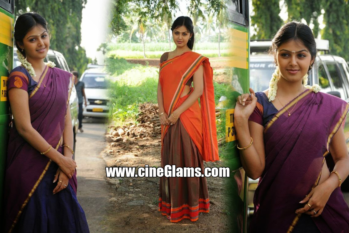 Actress Monal Gajjar Looking Homely Look In Half Saree Actress Monal Gajjar Looking Homely Look In Half Saree