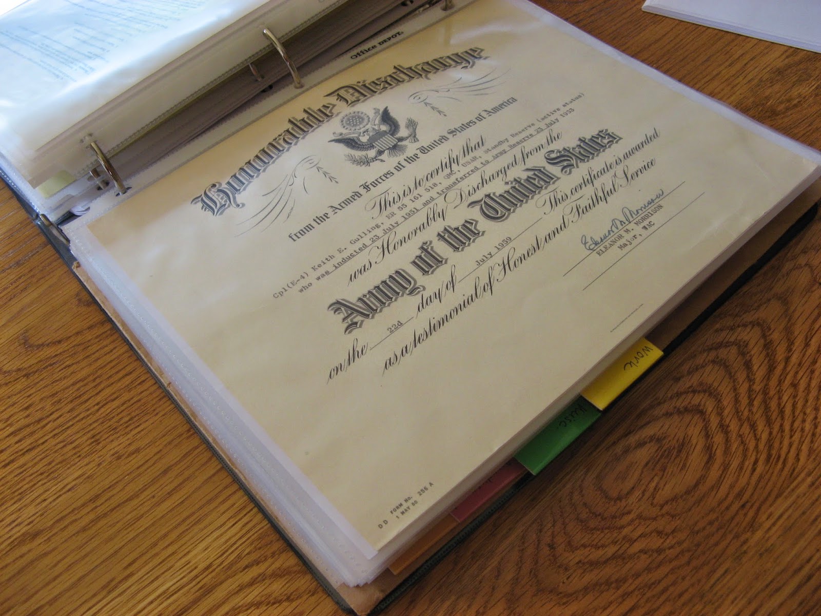 Of Cats and Cardstock Making a Life Binder