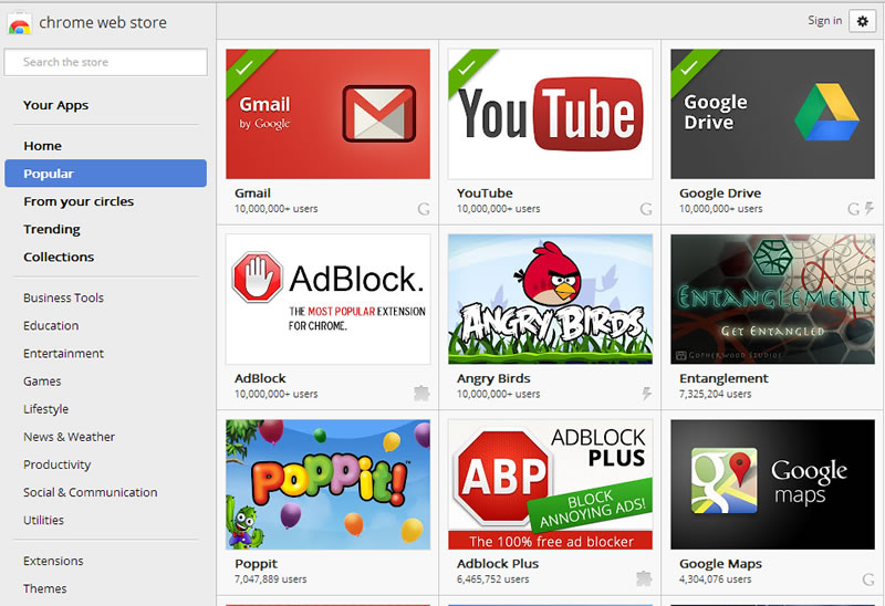 Chrome  Store And Chrome  Application Information AweInspiring