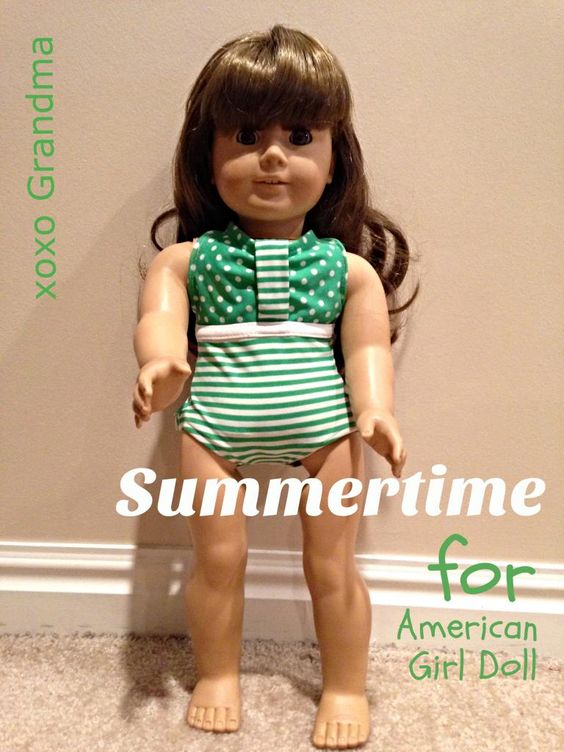 xoxo Grandma Summertime Clothing for American Girl Doll Swimsuit