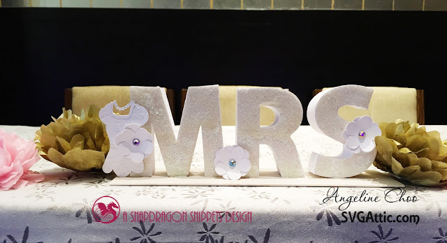 ScrappyScrappy: Mr & Mrs box letters wedding signage #svgattic #scrappyscrappy #wedding #boxletters #mrandmrs