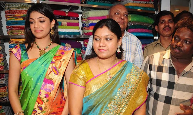 Actress Kajal Agarwal Saree Photos
